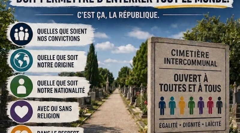 « Cimetière multiconfessionnel »… Vraiment ?