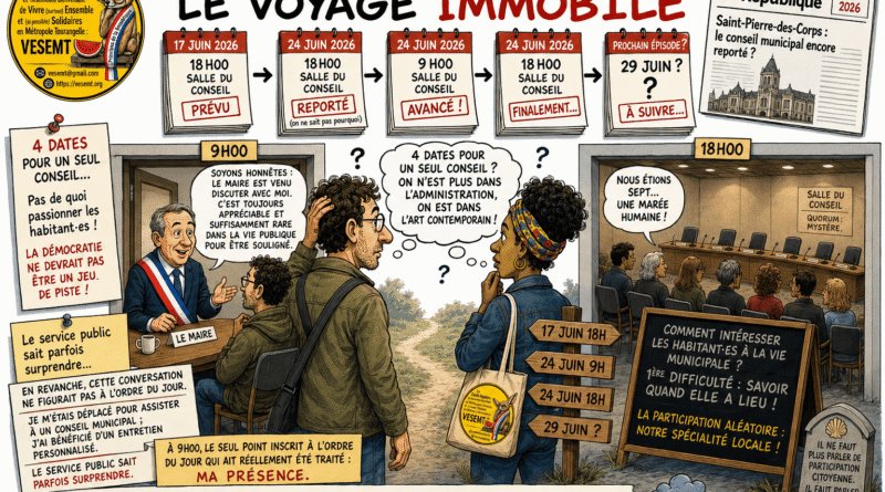 CONSEIL MUNICIPAL : LE VOYAGE IMMOBILE