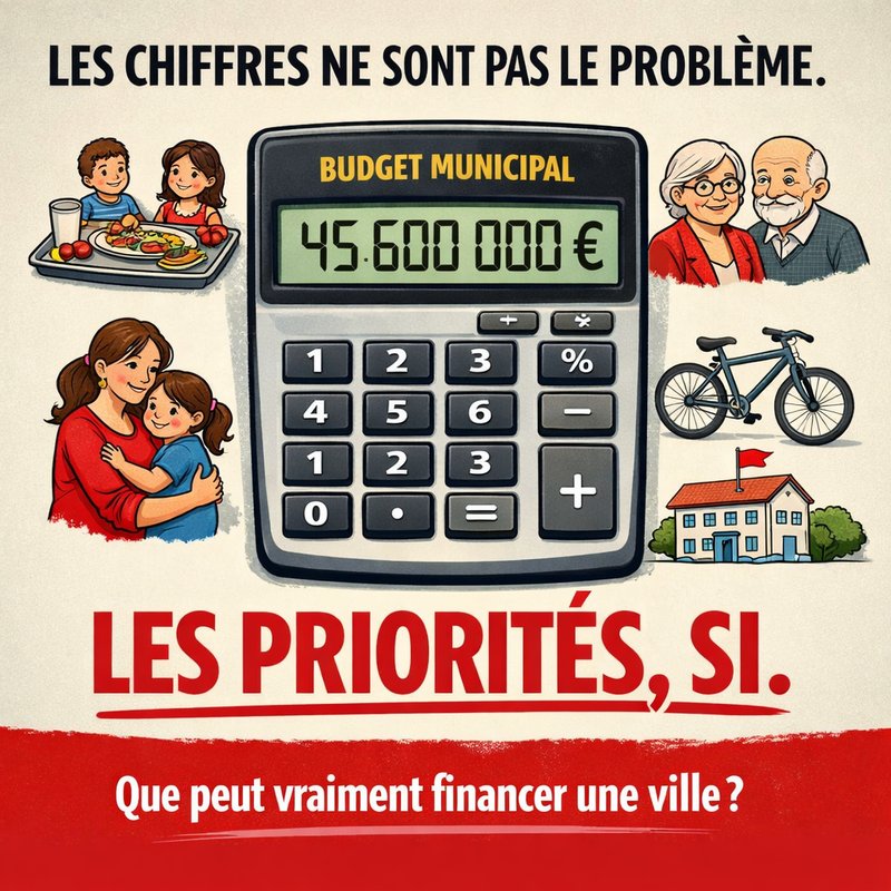 Les choix budgétaires ne sont jamais neutres : une municipalité peut transformer une partie de la vie quotidienne si elle assume des priorités politiques claires.