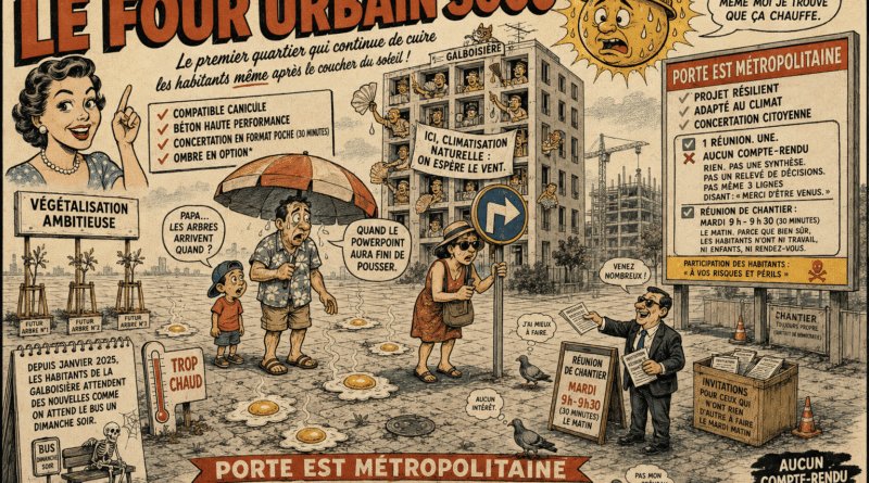 Notre Gare – Porte Est Métropolitaine : 5 millions d’euros… et toujours pas un coin d’ombre