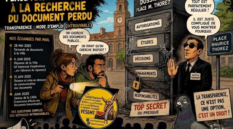 Place Maurice Thorez : chronique d’une transparence invisible
